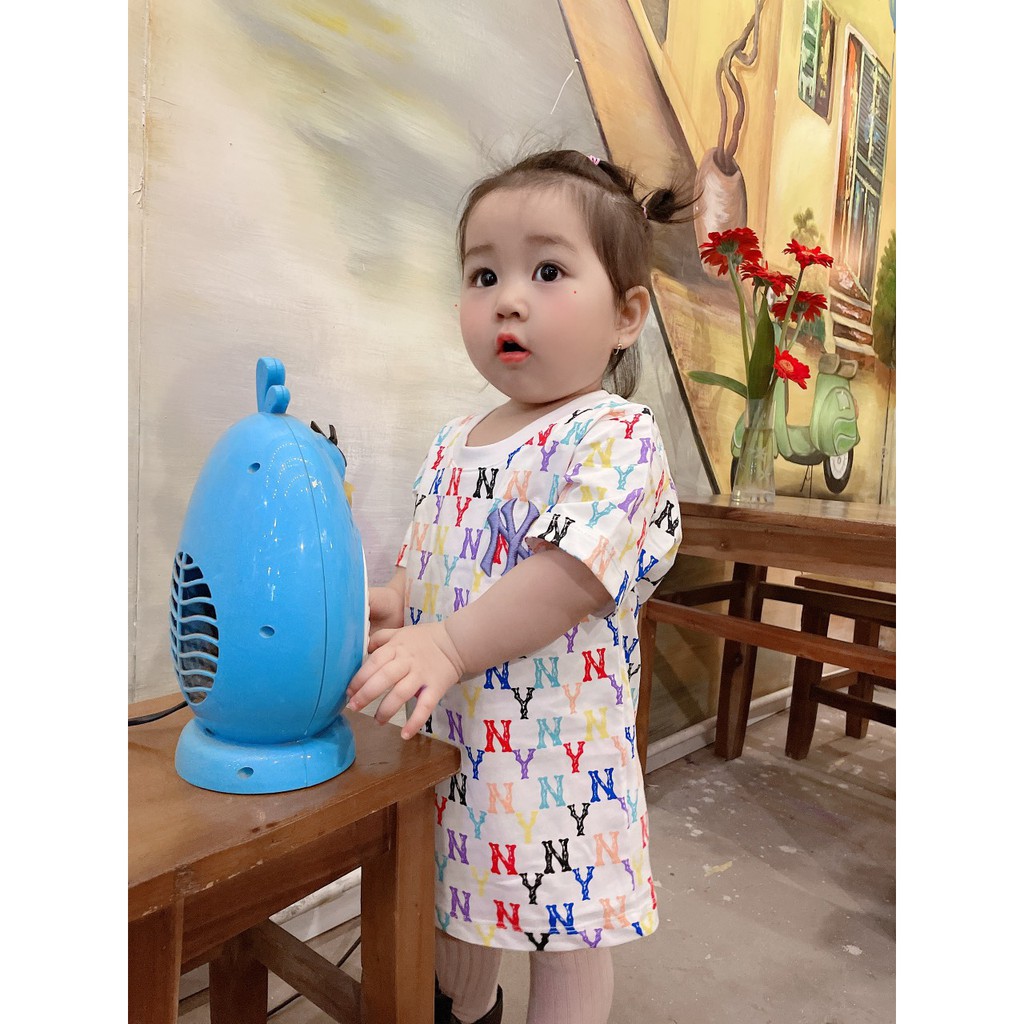 (HÀNG XUẤT XỊN) Áo kid dành cho bé, trắng logo 7 màu hàng mới siêu hot  Size 90-150