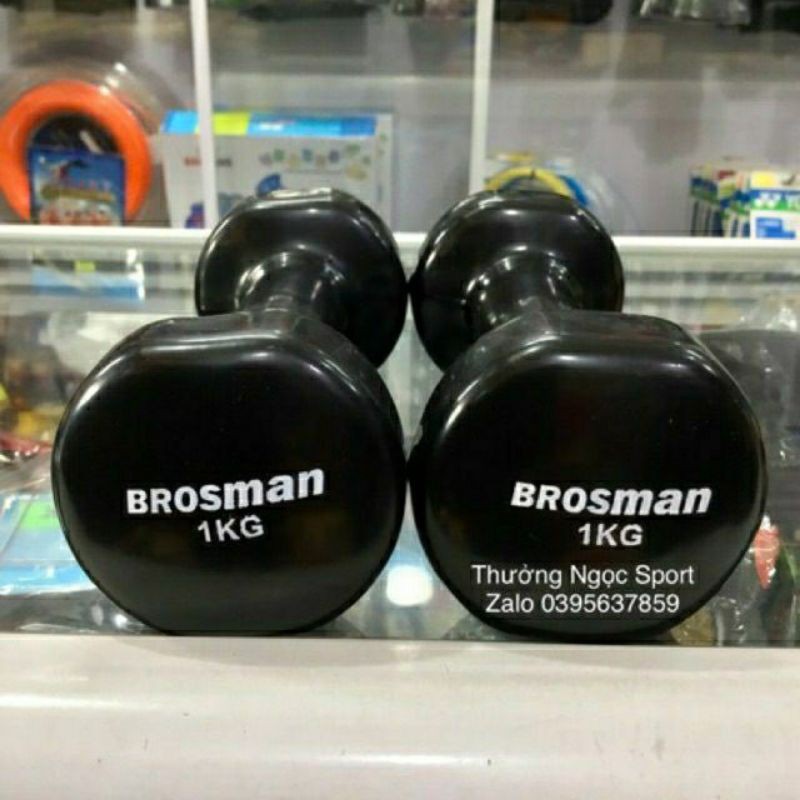 Tạ BROSMAN bộ 2 tạ 1kg(hình tại shop)