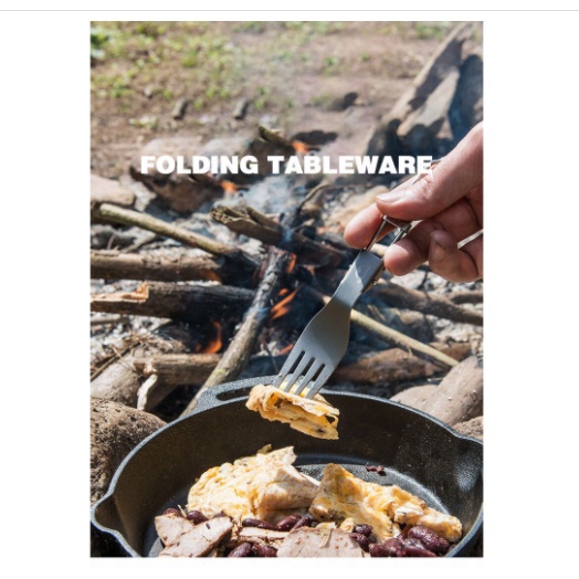 Bộ thìa dĩa đũa Titanium 5 món Naturehike NH19C001-J