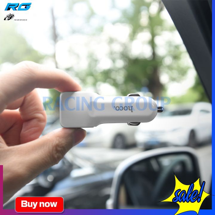 Sạc Xe Hơi Hoco Z23 2 Cổng USB 2.4A - Bảo Hành Chính Hãng 12 Tháng