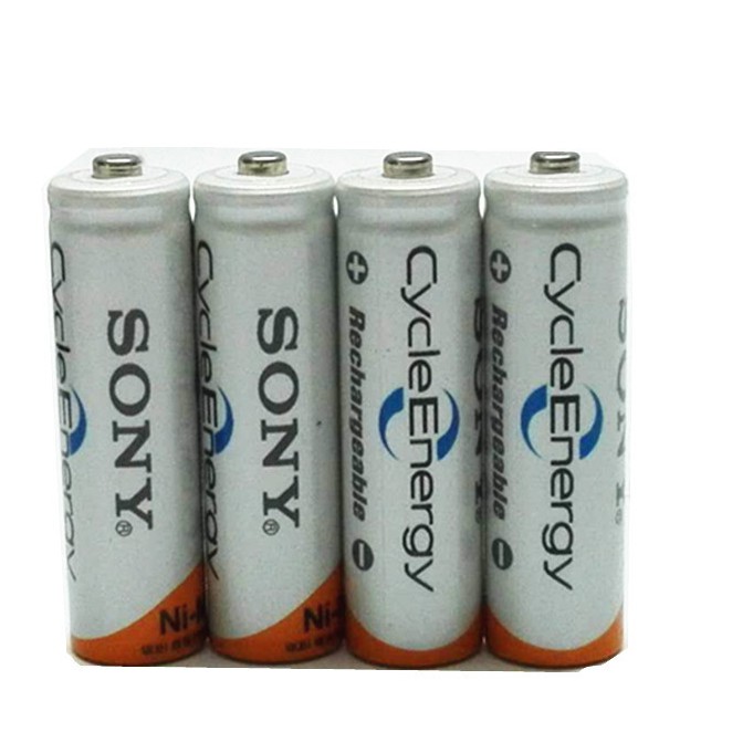 Bộ sạc tự ngắt và 4 pin Sony 4600mah K11SN