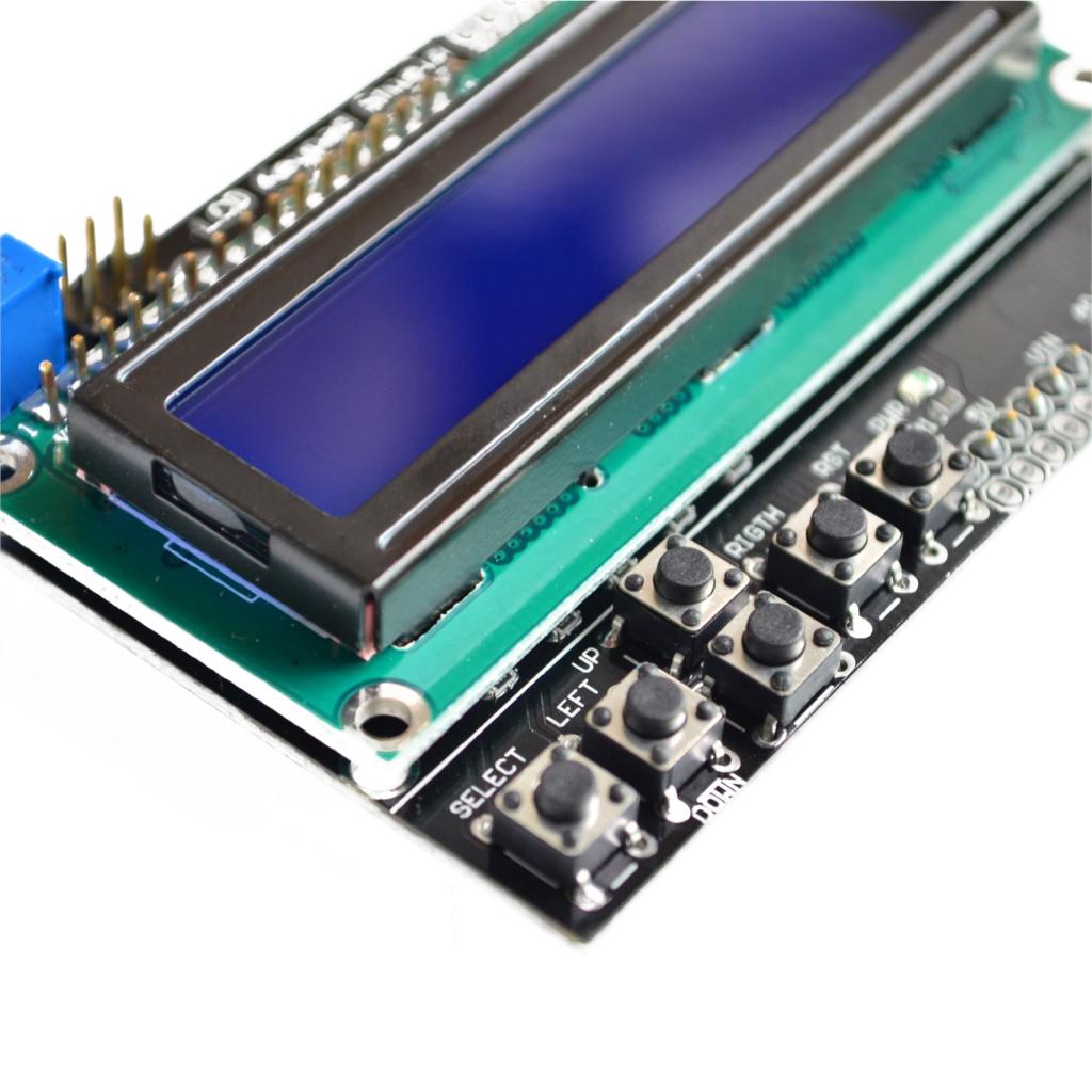 LCD Keypad Shield LCD1602 LCD 1602 Module Display ATMEGA328 ATMEGA2560 raspberry pi UNO blue screen