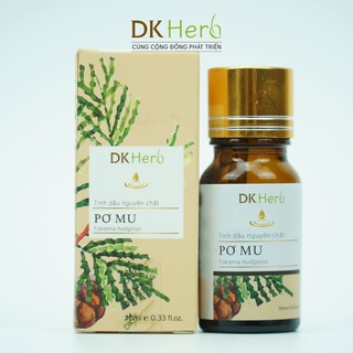 Tinh dầu pơ mu việt nam nguyên chất dk herb 10ml - kiểm nghiệm gcms