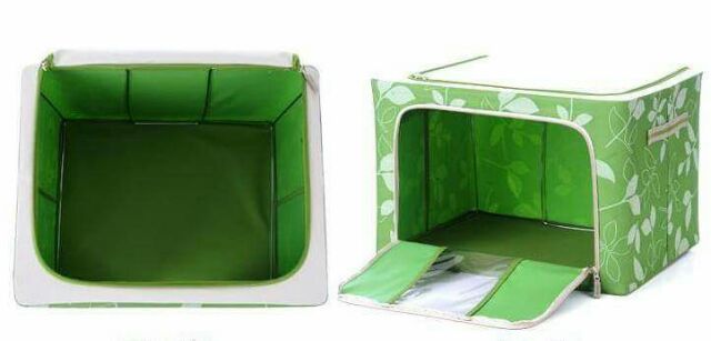 [ SIÊU KHUYẾN MẠI ] Hộp đựng đồ living box khung sắt vải dù 55L đựng đồ, chăn màn, quần áo bền đẹp và chắc chắn.