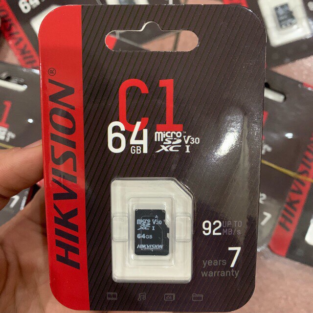 Thẻ Nhớ Micro SD Hikvision 32Gb , 64gb Class 10 , Tốc độ 92 Mb/s Hàng Chính hãng cho Camera - Bảo hành 24 tháng | BigBuy360 - bigbuy360.vn