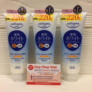 [3 màu] Sữa rửa mặt Kose Softymo Collagen - Nhật Bản