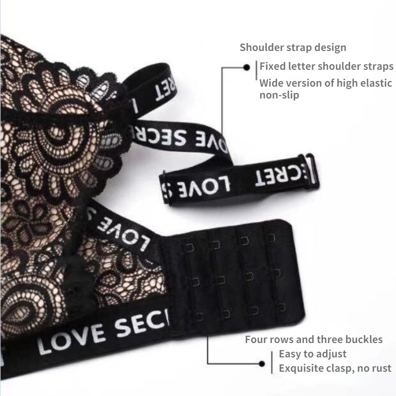 Áo Lót Nâng Ngực Không Gọng Phối Ren Quyến Rũ