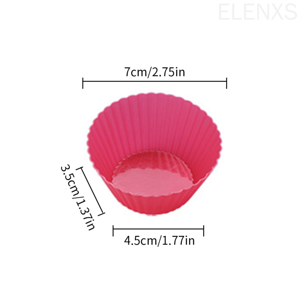 Khuôn silicone làm bánh không dính màu sắc ngẫu nhiên DIY