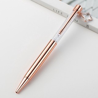 Bút pha lê gắn charm hoa | DANI STORE