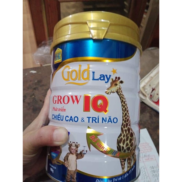 Sữa Goldlay dinh dưỡng giúp tăng chiều cao và phát triển trí não cho trẻ 1-15 tuổi lon 900g