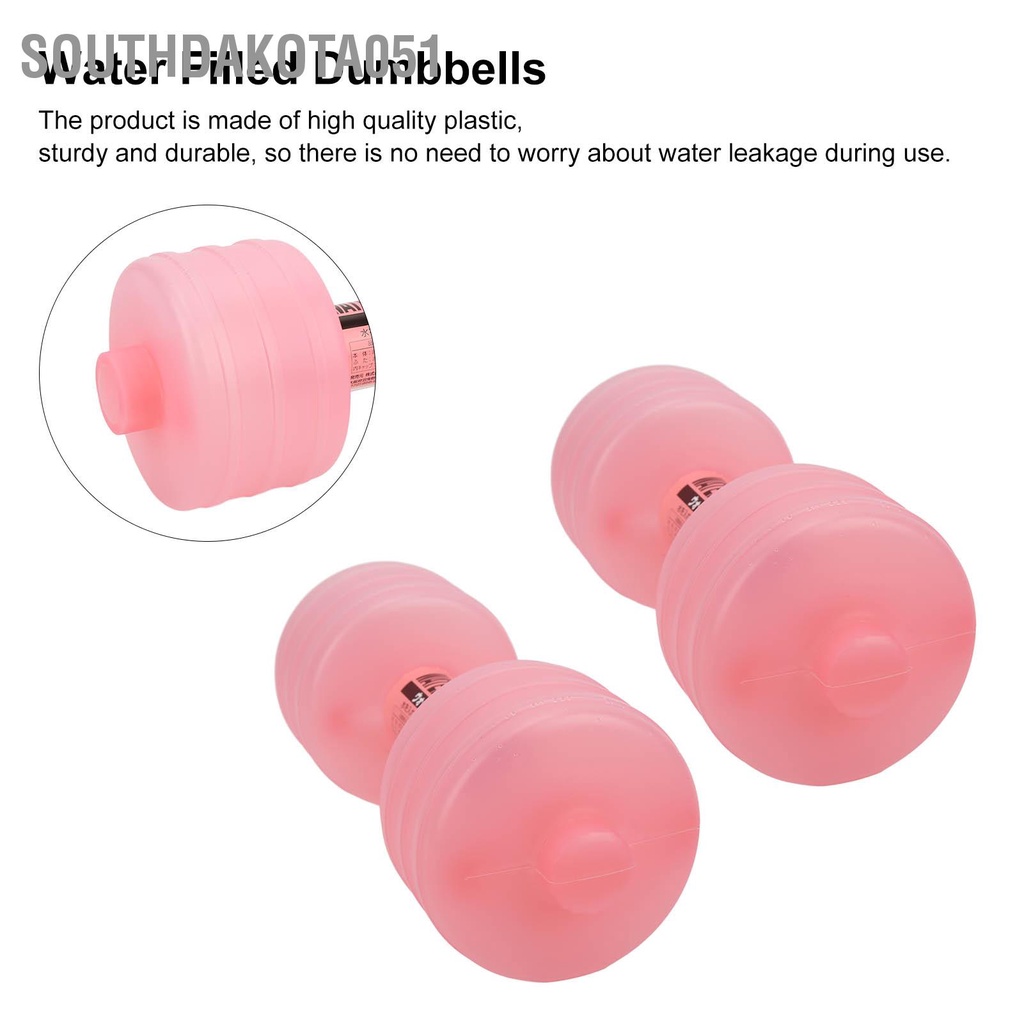Southdakota051 2 cái Quả tạ chứa nước Trọng lượng có thể điều chỉnh Định hình cơ Thiết bị tập dục cho văn phòng tại nhà