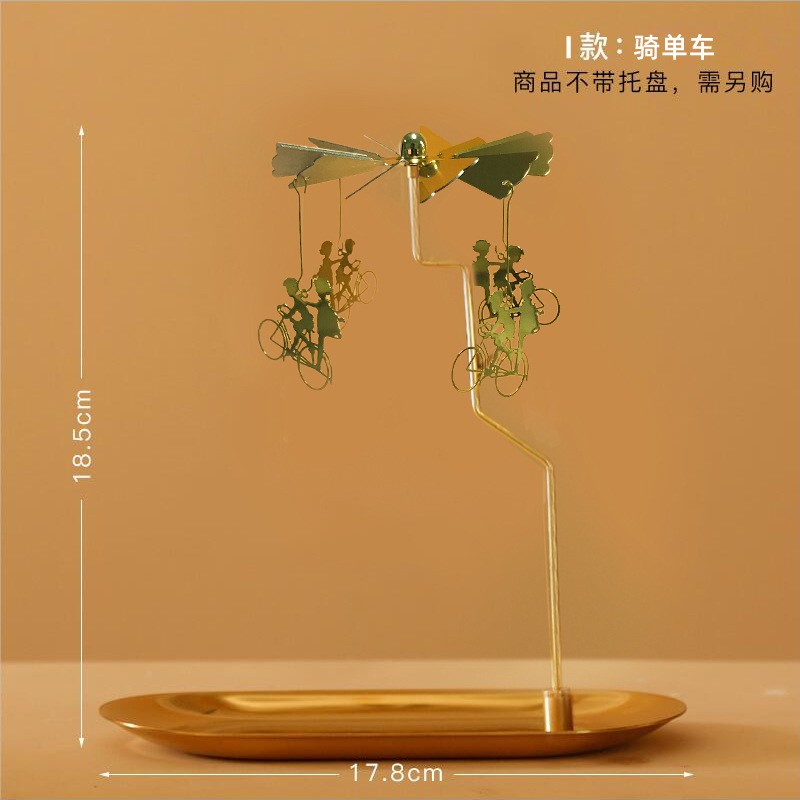 Phụ Kiện Nến Thơm Khay Nến Thơm Trang Trí Chong Chóng Xoay - Phụ Kiện Chơi Nến Yakoo Candle, Decor Phòng Cực Đẹp