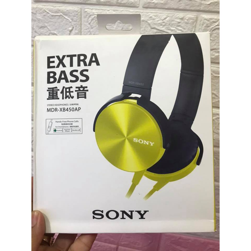 Tai nghe chụp tai có dây Sony Extra Bass S450