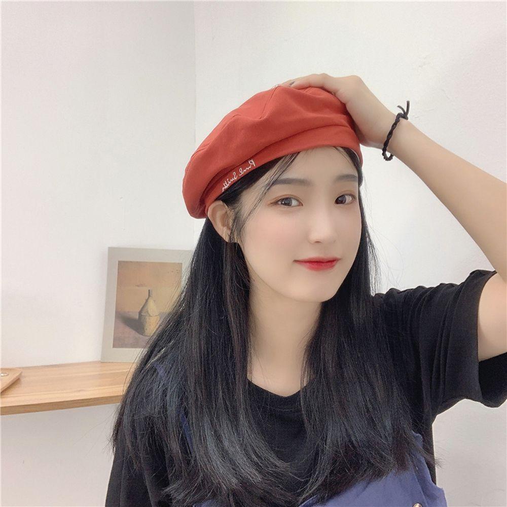 IVORY Mũ Beret Màu Sắc Thời Trang Cho Nữ