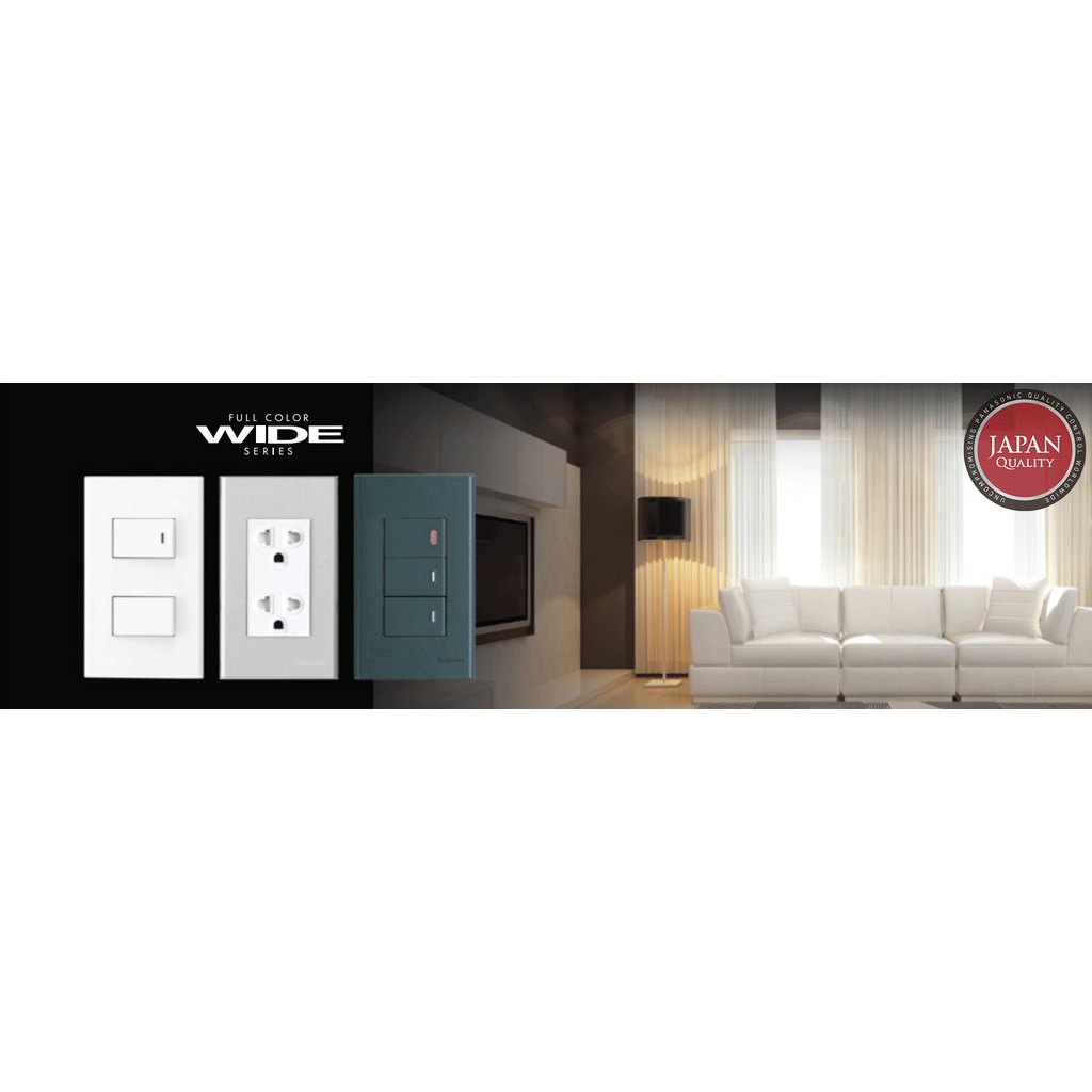 Công tắc 1 chiều Panasonic có đèn báo OFF WEG5151-51SWK