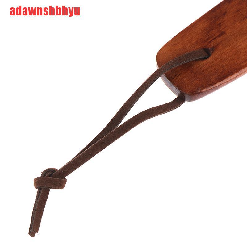 [adawnshbhyu] 1 Chiếc Giày Bằng Gỗ Tự Nhiên Màu Trơn