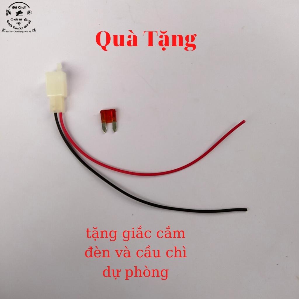 Mạch passing sh wave lắp trợ sáng passing cả khi bật và tắt đèn tặng cầu chì giắc cắm đèn lắp đặt như zin