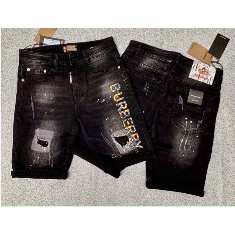 Quần Short Jean Nam rách chất liệu jean cao cấp | BigBuy360 - bigbuy360.vn