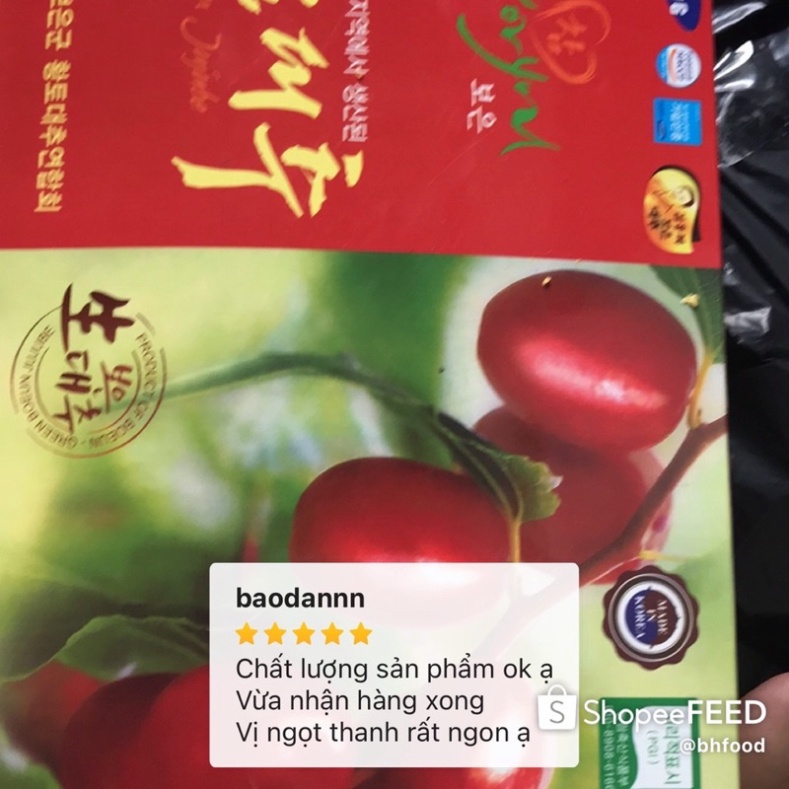 Táo Đỏ Han Quoc Loại 1Kg Có KÈm Hộp + Túi Sách .ĐT.LV