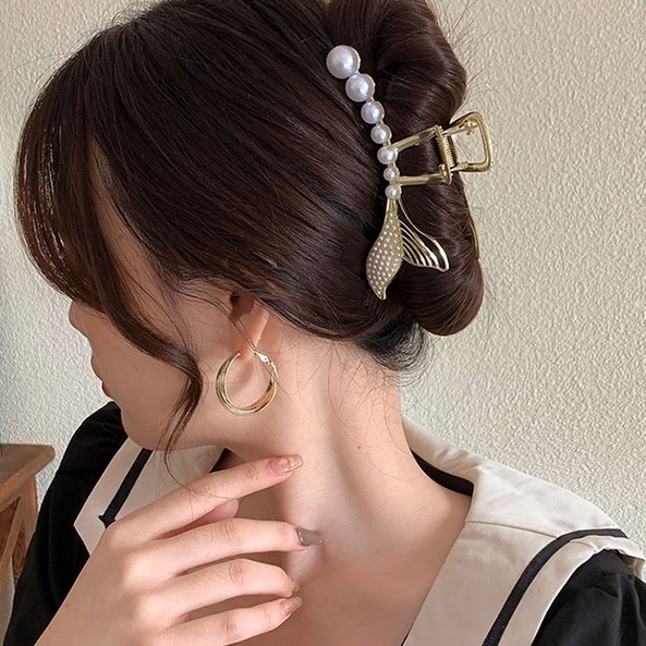 Kẹp bấu tóc đính đá kim cương