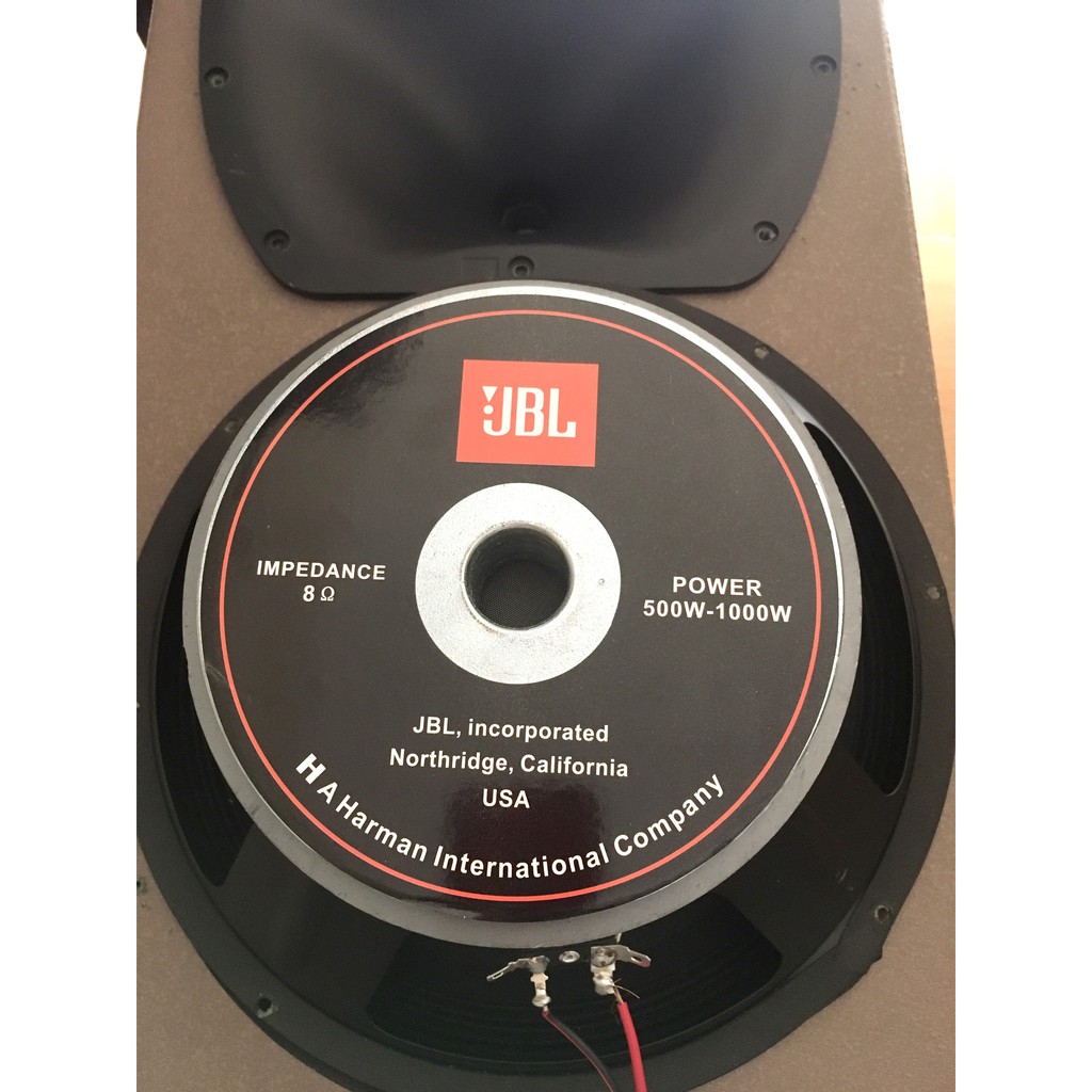 Loa Full JBL KP 052 Bass 30 ,Côn 76 ,Từ 170 ,Treb Kèn. Công Suất 1000W . Màu Nâu Cafe Sang Trong Cho Căn Phòng 25-30m2