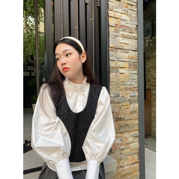 Áo sơ mi nữ tay bồng cổ điển thanh lịch FIONA SHIRT