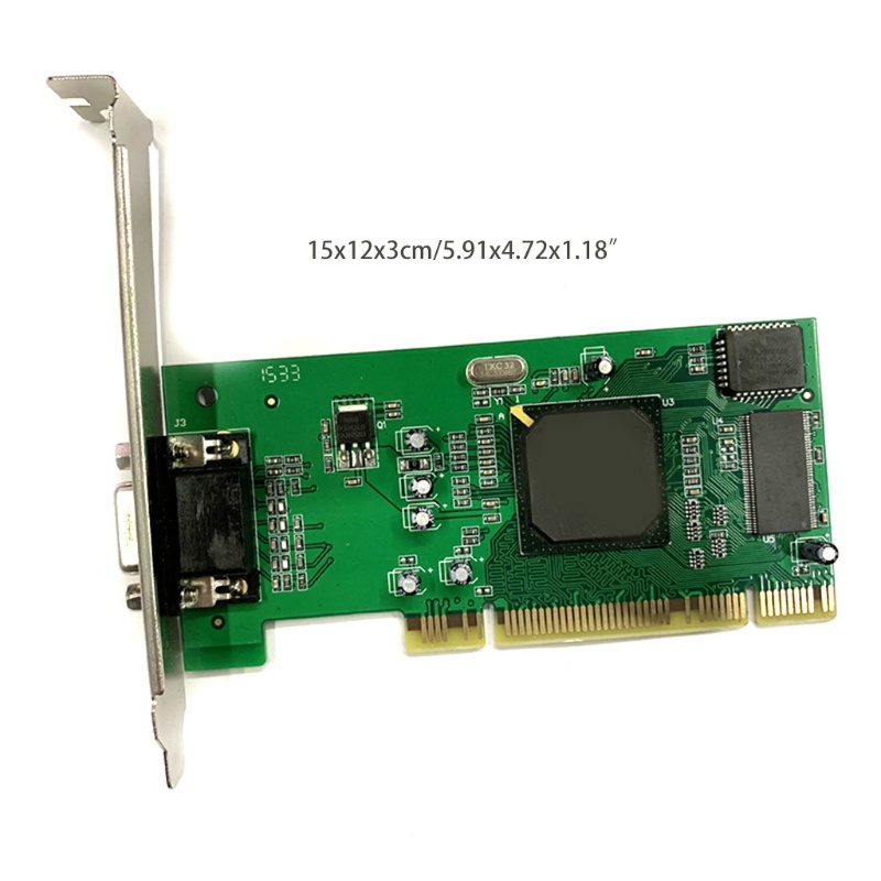 btsg ATI Rage XL 8MB 32Bit PCI VGA Desktop PC Video Graphics Card SDRAM CL-XL-B41 for Desktop PC Computer