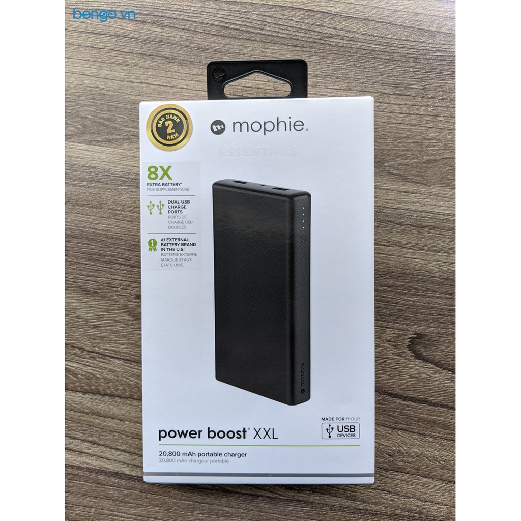 Pin sạc dự phòng MOPHIE Power Boost XXL 20800mAh