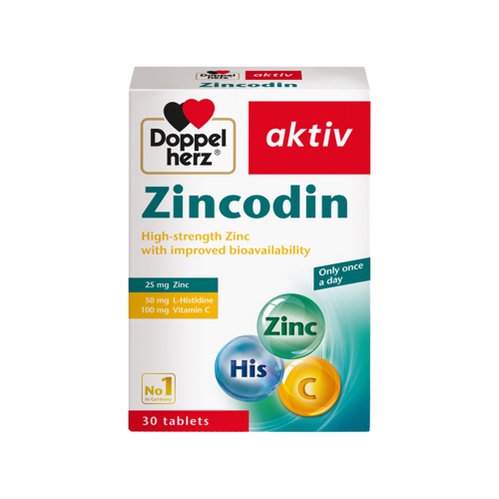 aktiv Zincodin - Viên uống bổ sung kẽm chính hãng từ Đức (Hộp 30 viên)