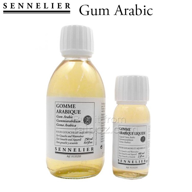 [ TAIPOZ ] - Gum Arabic - dung môi CHỐNG NHÒE mực (Lọ 5ml) [ Hãng SENNELIER ]