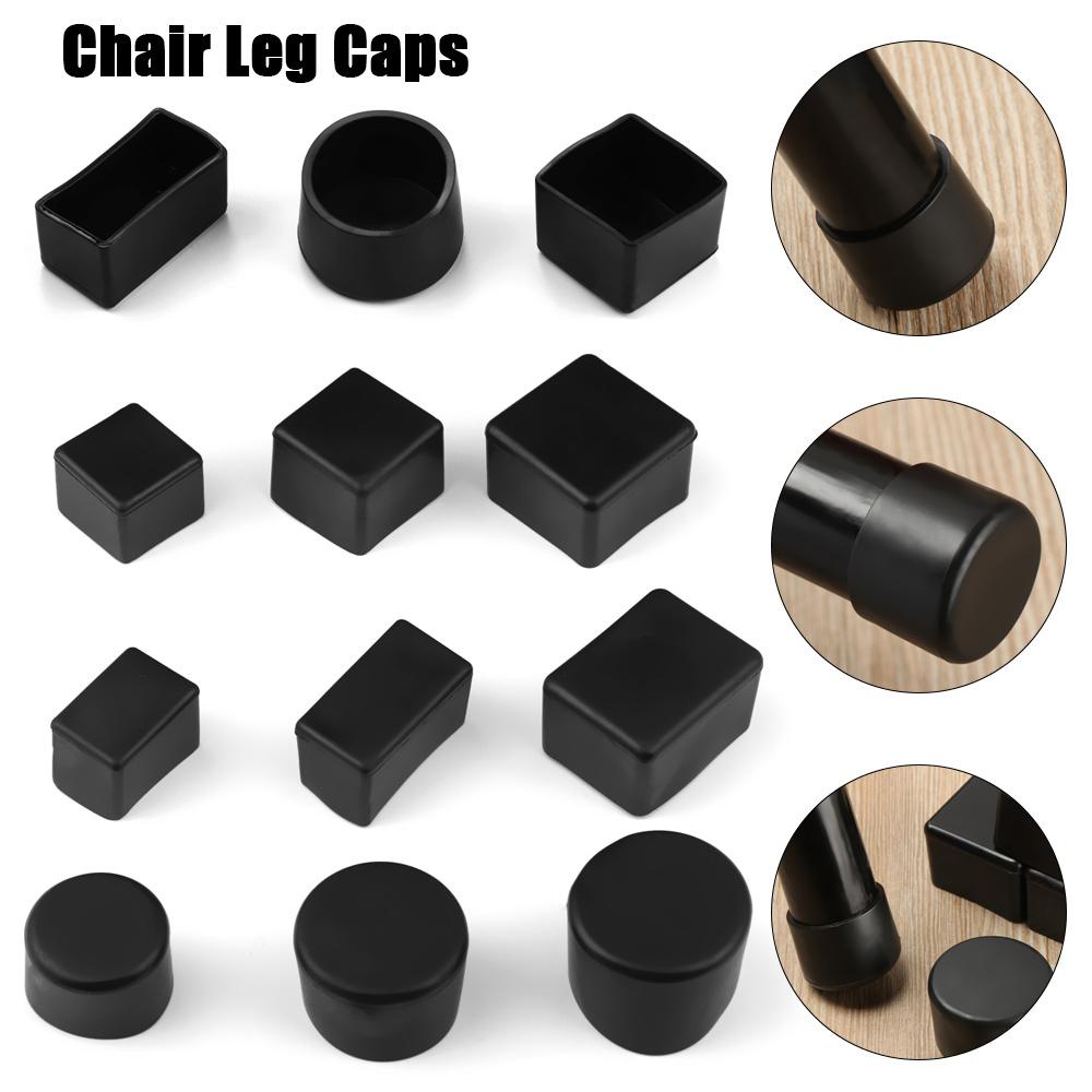 Set 4 Miếng Lót Chân Bàn Ghế Bằng Silicone Hình Tròn