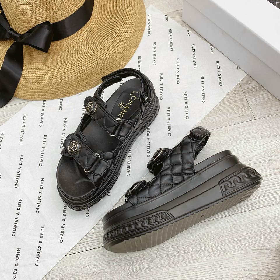 Giày Sandal Nữ - Sandal Nữ Chanel  Thiết Kế Hiện Đại Trẻ Trung Năng Động Cho Các Nàng Tự Tin Sải Bước