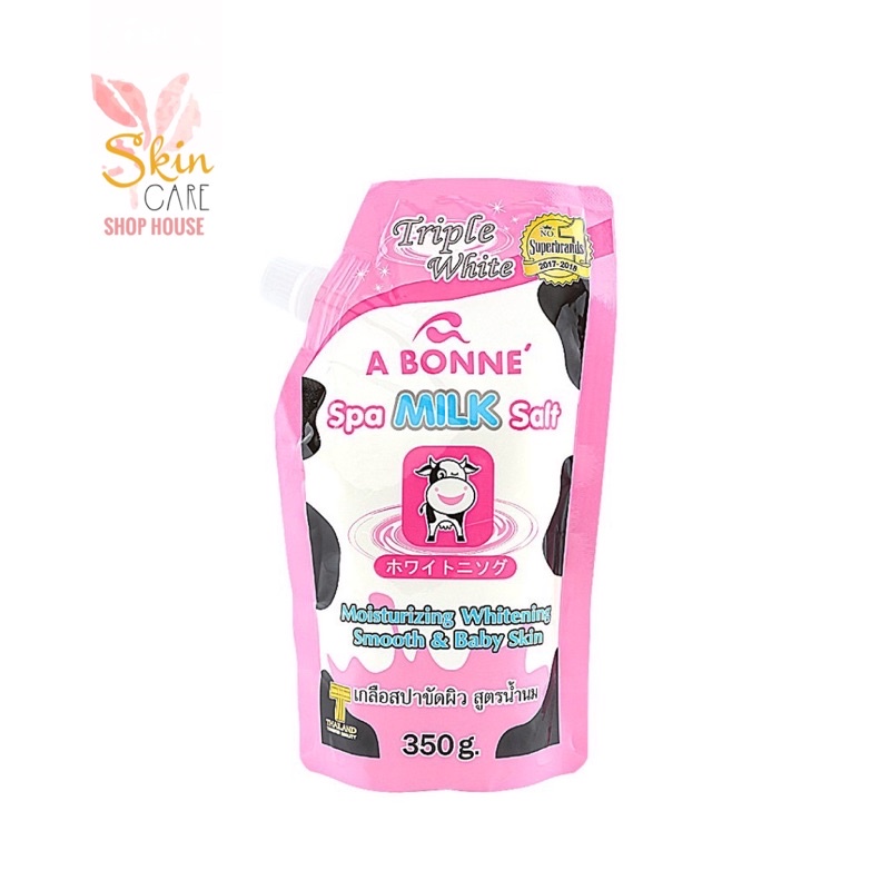 Tẩy Tế Bào Chết Muối Tắm Sữa Bò A Bonne Spa Milk Salt Thái Lan 350g