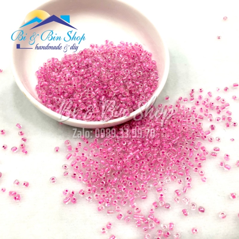 90g Hạt Cườm 3mm Màu Nhân Đính Kết Trang Phục Thời Trang