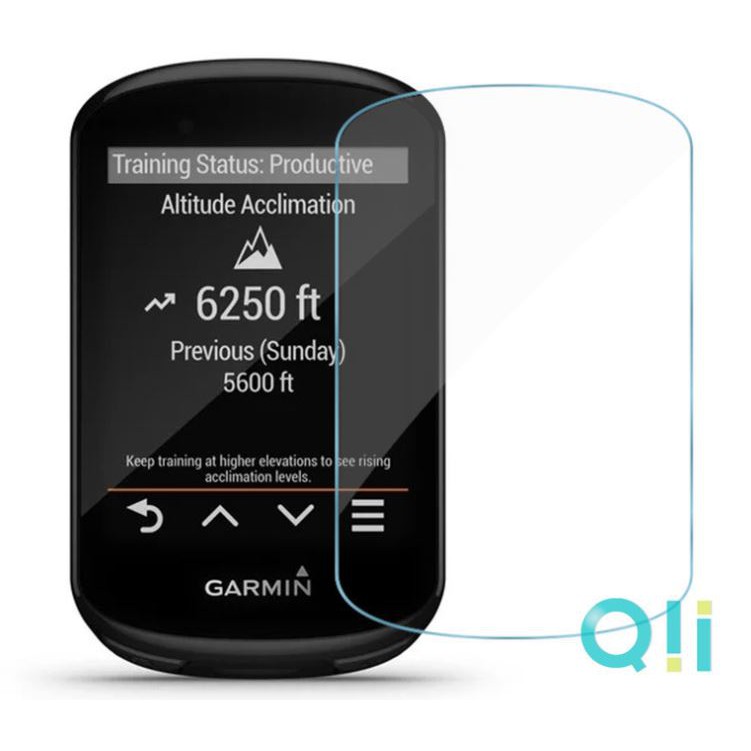 Kính Cường Lực Qii Glass PRo+ Cho Garmin Edge 130/510/520/530/830/1000/1030
