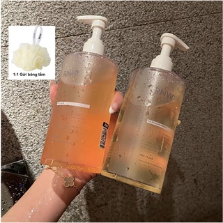Gel tắm RNW tắm làm sáng da AHA và Niacinamide giúp cấp ẩm, làm sáng và đều màu da hương thơm trái cây