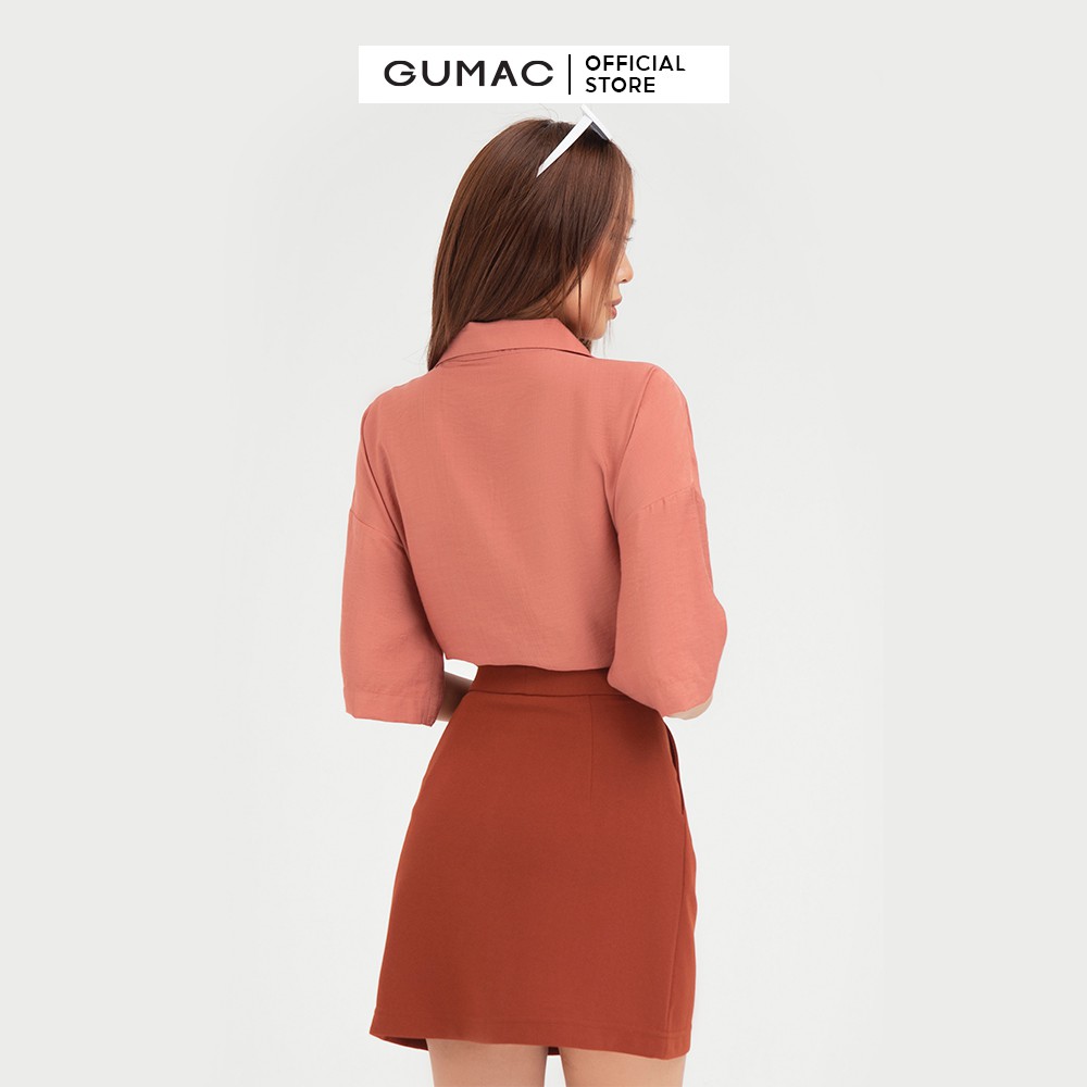 Chân váy nữ dáng A cơ bản GUMAC VB407 giá cạnh tranh