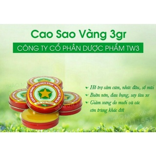 Dầu Cù Là Sao Vàng 3gr
