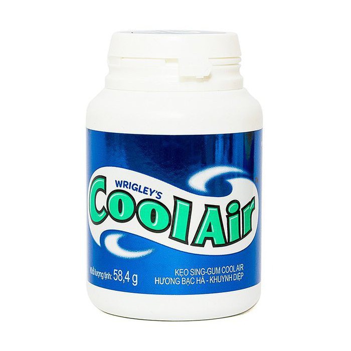 Kẹo Sing-gum Cool Air Hương Bạc Hà - Khuynh Diệp (Lọ 58.4g)