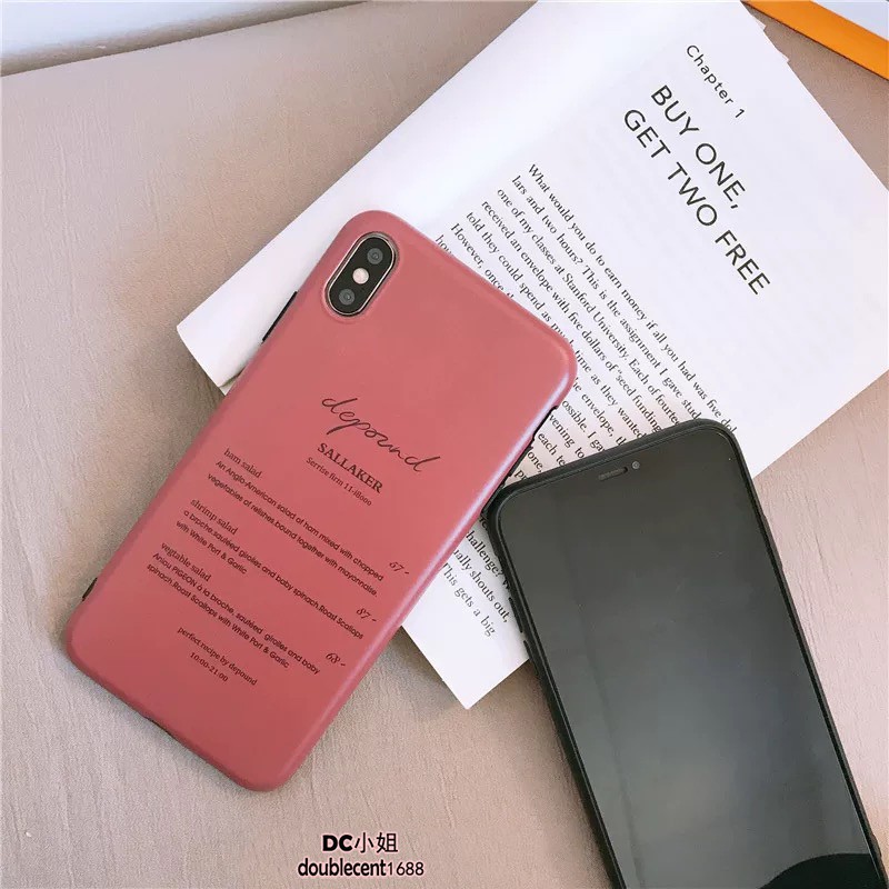 Ốp Điện Thoại Mềm Màu Đất Phong Cách Hàn Quốc Dành Cho Iphone 11 Pro Ixs Max Xr I 7 I 8 Plus Se 2 | BigBuy360 - bigbuy360.vn