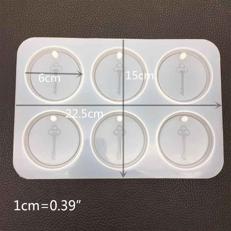 Khuôn Silicone Hình Chữ Nhật Có Lỗ Tự Làm Đồ Thủ Công DIY Cho Bé