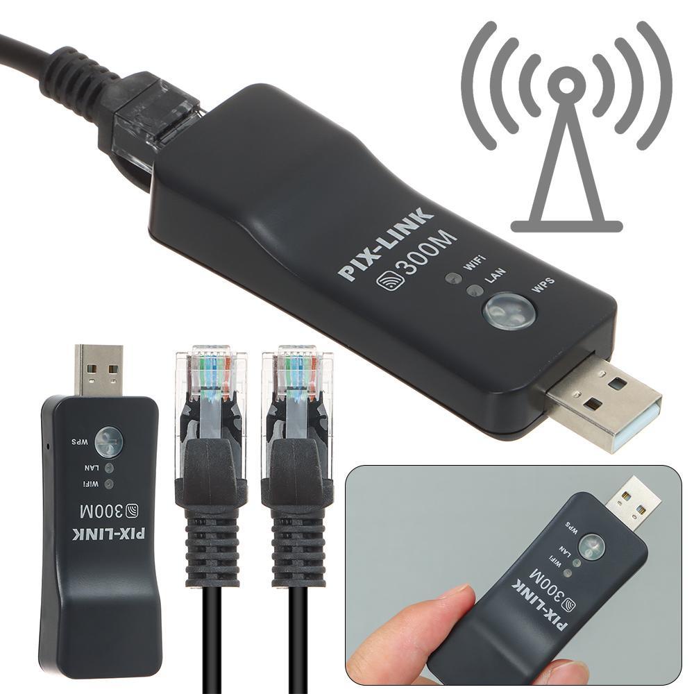 .Bộ Chuyển Đổi LAN Không Dây USB 300M Thông Minh Cho TV Thông Minh Samsung 3Q