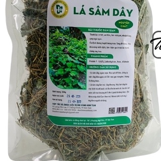 Lá sâm dây ngọc linh sấy khô - dùng làm trà hoặc ngâm rụ - mát gan, nhuận trang, thanh lọc cơ thể, ngủ ngon - gói 100gr
