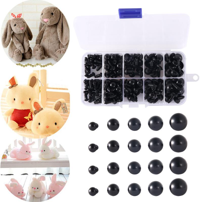 JPRICE Set 100 Mắt Nhựa Mềm Gắn Búp Bê/ Thú Nhồi Bông