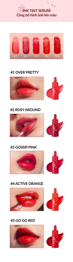 Son Tint Bóng Có Dưỡng Peripera Ink Tint Serum | BigBuy360 - bigbuy360.vn