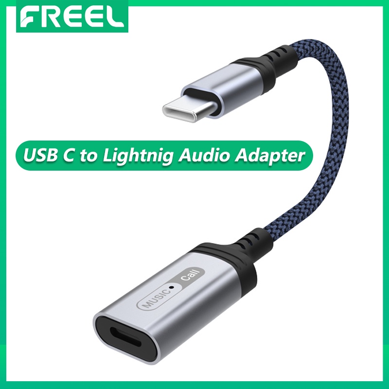 Bộ Chuyển Đổi Âm Thanh Kỹ Thuật Số USB C Sang Lightnig Type C Dac Cho Tai Nghe I-pad Pro Mac-book Magic-book