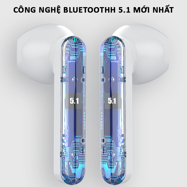 Tai nghe không dây TWS bluetooth SIDOTECH Air1S mini true wireless pin trâu chống ồn có mic màn LED gaming thể thao