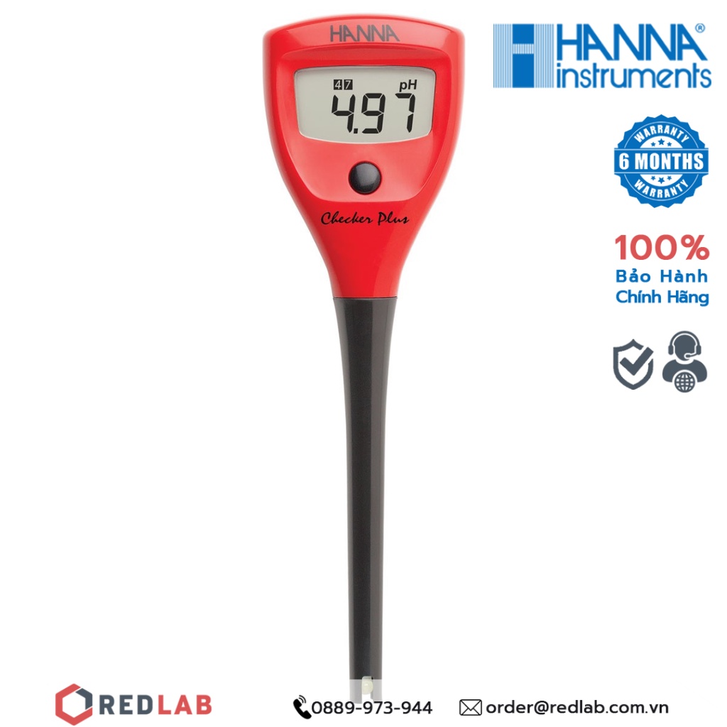 Bút đo nồng độ pH Checker Plus Hanna HI98100