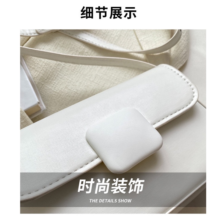 Túi Đeo JASMIN NOIR Chéo Bằng Da PU Có Khóa Cho Nữ