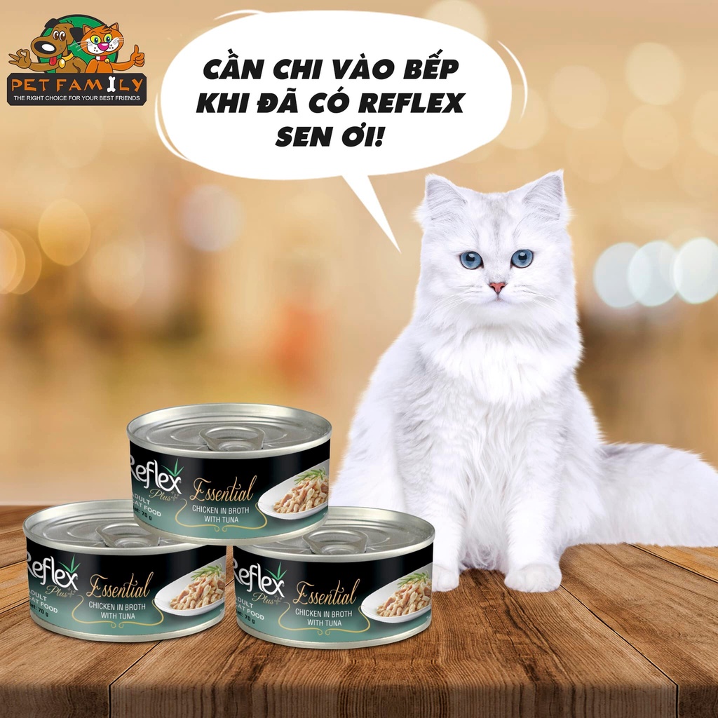 Pate Reflex Plus cho mèo mọi lứa tuổi hộp 70g